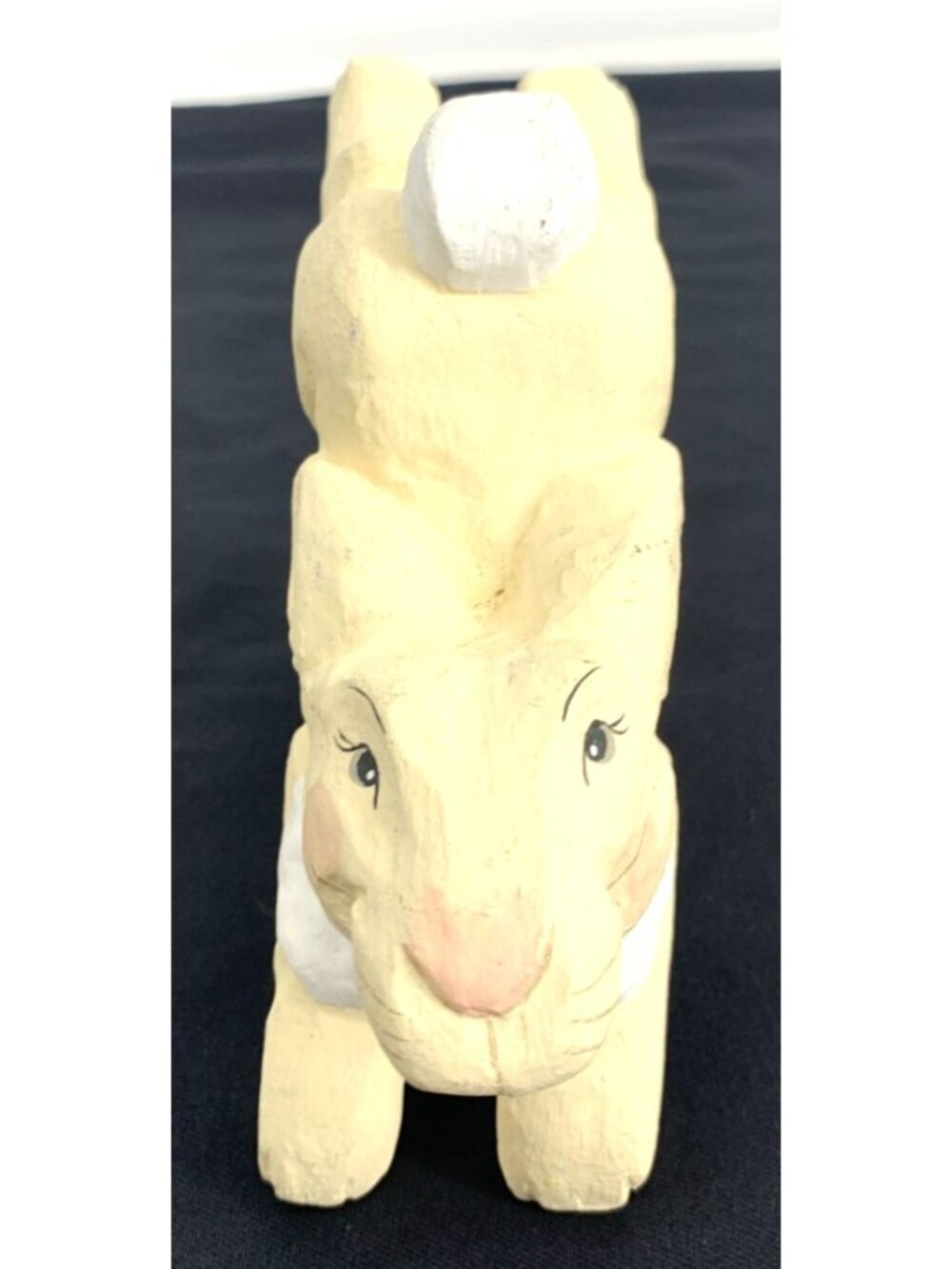 House of Hatten Bunny Rabbit Girl Egg D Calla Easter Decor 6.75" Vtg - Picture 4 of 6